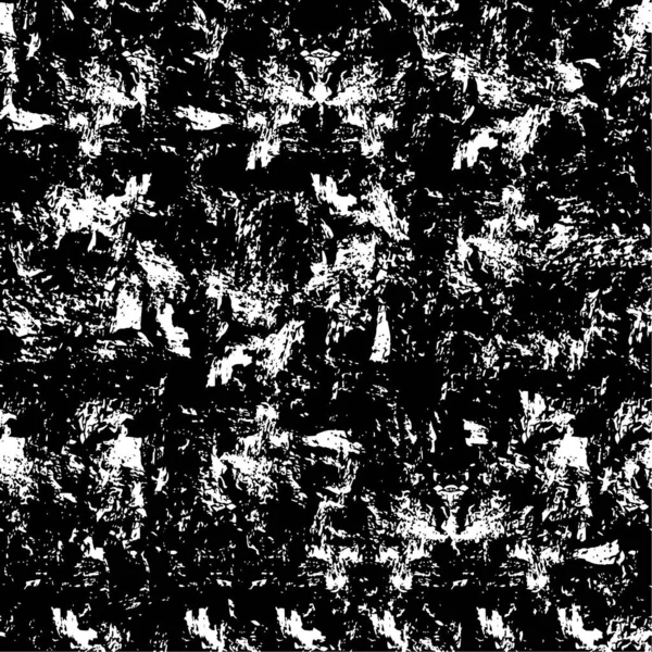 Soyut Siyah Beyaz Monokrom Dokusu Vektör Arkaplanı Grunge Kaplama Tabakası — Stok Vektör