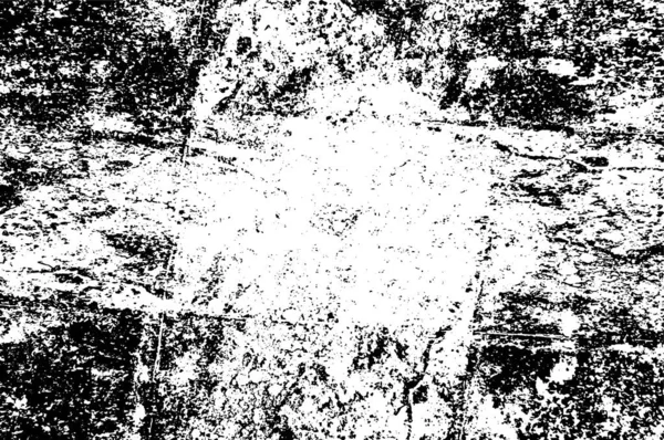 Abstrakter Schwarzweißer Monochromer Vektorhintergrund Grunge Overlay Ebene — Stockvektor