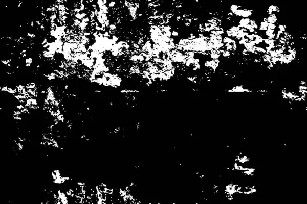 Grunge Överlägg Lager Abstrakt Svart Och Vit Vektor Bakgrund Enfärgad — Stock vektor
