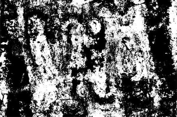 Grunge Overlay Ebene Abstrakter Schwarz Weißer Vektorhintergrund Monochrome Vintage Oberfläche — Stockvektor