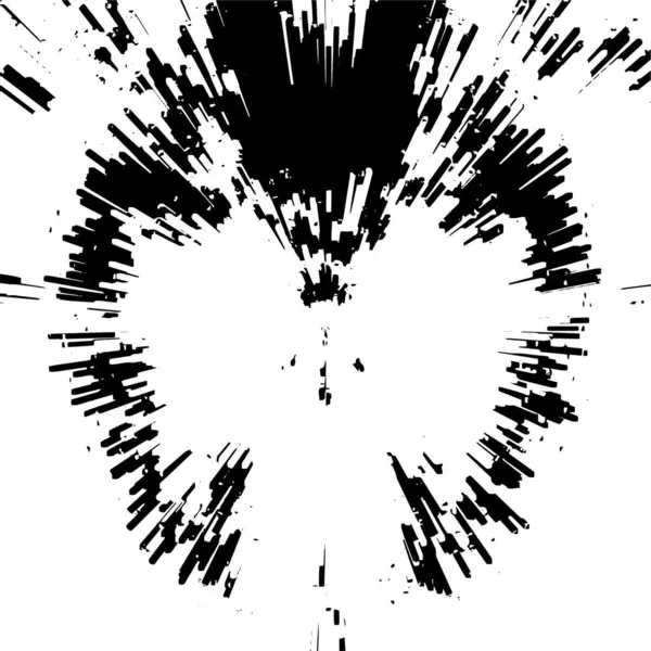 Černá Bílá Poškrábaná Grunge Pozadí Abstraktní Vektorové Ilustrace — Stockový vektor