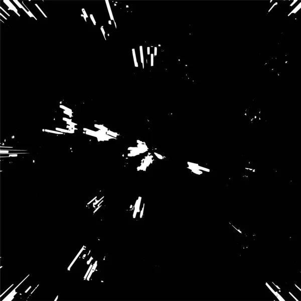 Fond Grunge Rayé Noir Blanc Illustration Vectorielle Abstraite — Image vectorielle