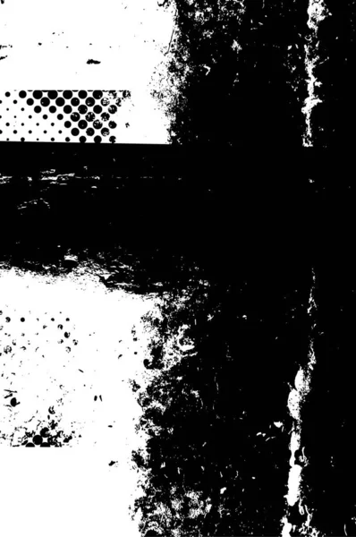 Fond Tourmenté Texture Noire Blanche — Image vectorielle