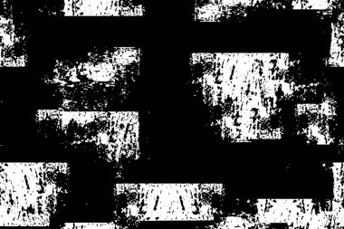 Sert, çizik, sıçramış grunge desenli fırça darbeleri. Dokuları üst üste koy. Siyah-beyaz boyanmış kağıt dokusu. Skeç grunge tasarımı. Poster, kapak, afiş, taklit, çıkartma düzeni için kullan