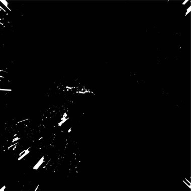 Sert, çizik, sıçramış grunge desenli fırça darbeleri. Dokuları üst üste koy. Siyah-beyaz boyanmış kağıt dokusu. Skeç grunge tasarımı. Poster, kapak, afiş, taklit, çıkartma düzeni için kullan