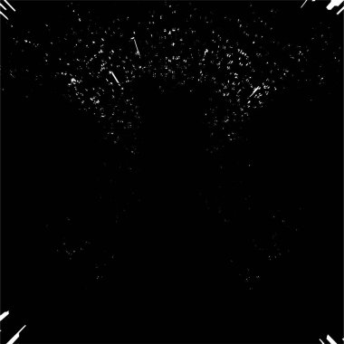 Sert, çizik, sıçramış grunge desenli fırça darbeleri. Dokuları üst üste koy. Siyah-beyaz boyanmış kağıt dokusu. Skeç grunge tasarımı. Poster, kapak, afiş, taklit, çıkartma düzeni için kullan