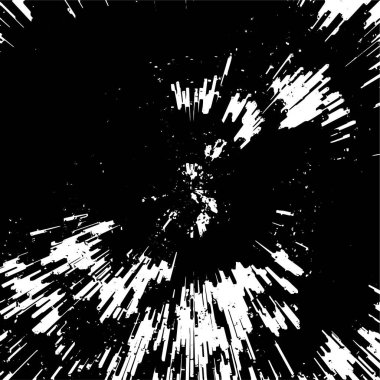 Sert, çizik, sıçramış grunge desenli fırça darbeleri. Dokuları üst üste koy. Siyah-beyaz boyanmış kağıt dokusu. Skeç grunge tasarımı. Poster, kapak, afiş, taklit, çıkartma düzeni için kullan