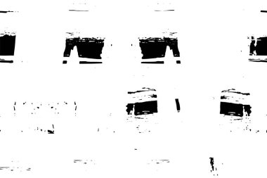 Sert, çizik, sıçramış grunge desenli fırça darbeleri. Dokuları üst üste koy. Siyah-beyaz boyanmış kağıt dokusu. Skeç grunge tasarımı. Poster, kapak, afiş, taklit, çıkartma düzeni için kullan