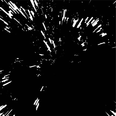 Sert, çizik, sıçramış grunge desenli fırça darbeleri. Dokuları üst üste koy. Siyah-beyaz boyanmış kağıt dokusu. Skeç grunge tasarımı. Poster, kapak, afiş, taklit, çıkartma düzeni için kullan