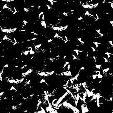 Sert, çizik, sıçramış grunge desenli fırça darbeleri. Dokuları üst üste koy. Siyah-beyaz boyanmış kağıt dokusu. Skeç grunge tasarımı. Poster, kapak, afiş, taklit, çıkartma düzeni için kullan