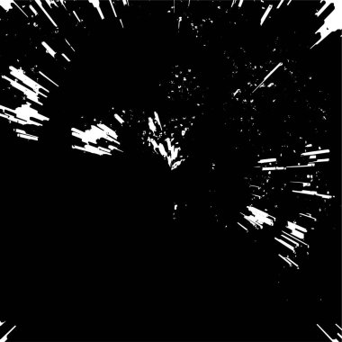 Sert, çizik, sıçramış grunge desenli fırça darbeleri. Dokuları üst üste koy. Siyah-beyaz boyanmış kağıt dokusu. Skeç grunge tasarımı. Poster, kapak, afiş, taklit, çıkartma düzeni için kullan