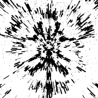 siyah ve beyaz çizilmiş grunge arkaplan, soyut vektör çizimi 