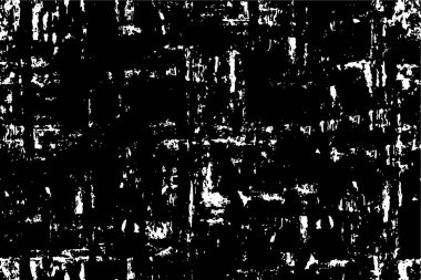siyah beyaz grunge illüstrasyon. Kirli doku 