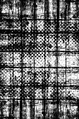 siyah beyaz grunge illüstrasyon. Çizilmiş doku 