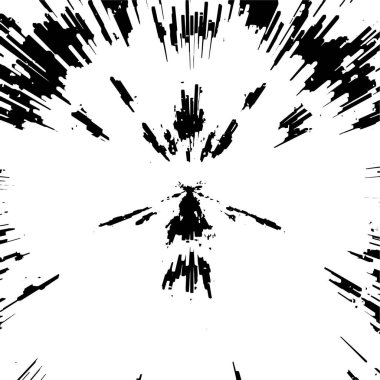 siyah ve beyaz çizilmiş grunge arkaplan, soyut vektör çizimi 
