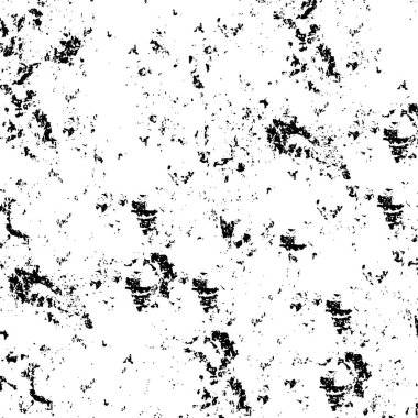 Tek renkli grunge illüstrasyonu. Çizilmiş doku 