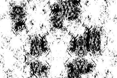 Tek renkli grunge illüstrasyonu. Çizilmiş doku 