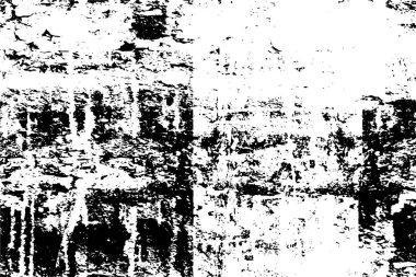 Tek renkli grunge illüstrasyonu. Çizilmiş doku 