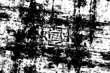 Sert, çizik, sıçramış grunge desenli fırça darbeleri. Dokuları üst üste koy. Siyah-beyaz boyanmış kağıt dokusu. Skeç grunge tasarımı. Poster, kapak, afiş, taklit, çıkartma düzeni için kullan