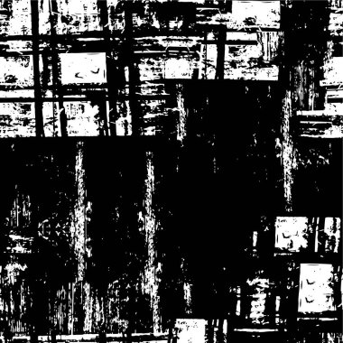 Sert, çizik, sıçramış grunge desenli fırça darbeleri. Dokuları üst üste koy. Siyah-beyaz boyanmış kağıt dokusu. Skeç grunge tasarımı. Poster, kapak, afiş, taklit, çıkartma düzeni için kullan