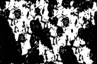 Siyah ve beyaz dokular. grunge soyut vektör yüzeyi 