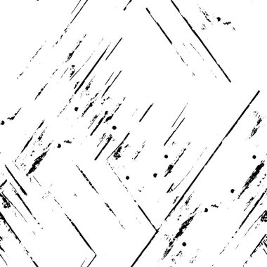 Çizik ve çiziklerle dolu siyah beyaz bir arka plan. Soyut vektör illüstrasyonu.