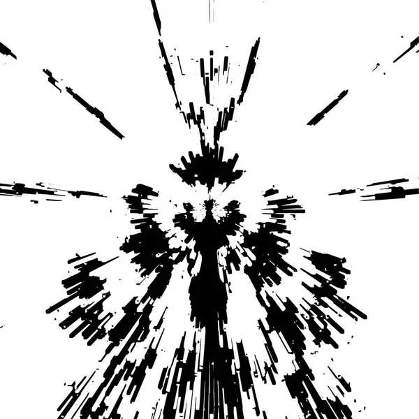 Чорно Білий Подряпаний Гранжевий Фон Абстрактні Векторні Ілюстрації — стоковий вектор