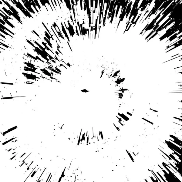 Zwart Wit Gekrast Grunge Achtergrond Abstracte Vector Illustratie — Stockvector