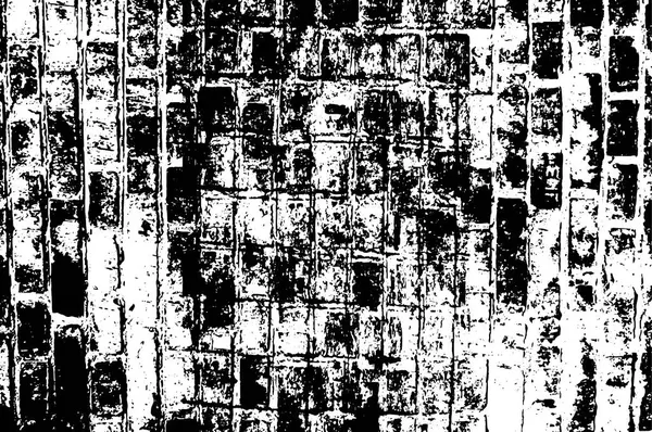 Абстрактный Черно Белый Векторный Фон Монохромная Винтажная Поверхность Старая Стена — стоковый вектор