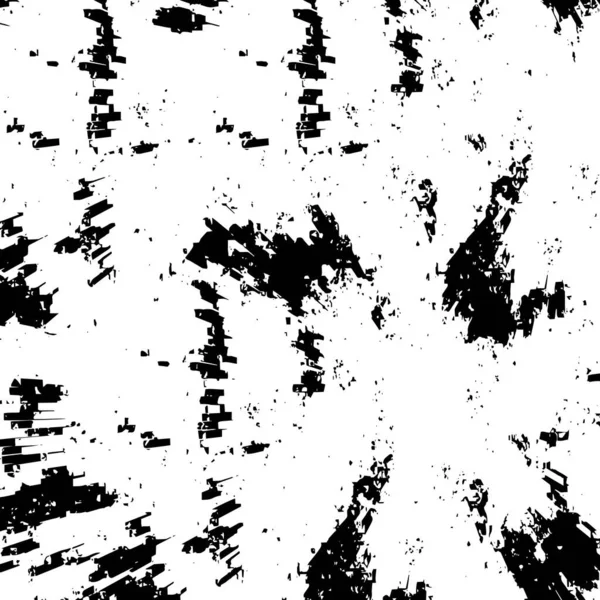 Абстрактный Черно Белый Векторный Фон Монохромная Винтажная Поверхность Старая Стена — стоковый вектор