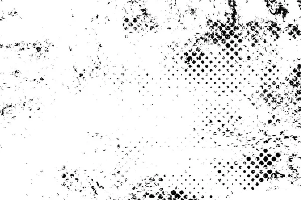 Абстрактний Чорно Білий Векторний Фон Монохромна Вінтажна Поверхня Стара Стіна — стоковий вектор
