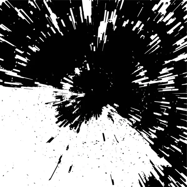 Czarny Biały Porysowany Grunge Tło Abstrakcyjny Wektor Ilustracja — Wektor stockowy