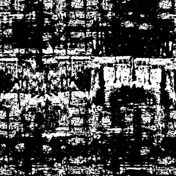 Monokrom Illustration Abstrakt Grunge Baggrund – Stock-vektor