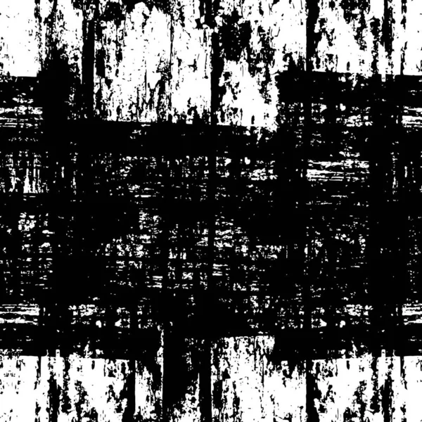 Monochrome Illustration Alter Abstrakter Grunge Hintergrund — Stockvektor