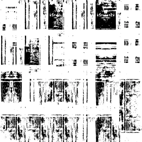 Ilustración Grunge Monocromo Diseño Texturizado — Archivo Imágenes Vectoriales