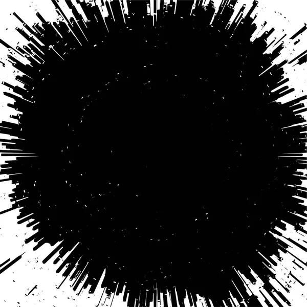 Ilustración Grunge Monocromo Textura Pintada — Vector de stock