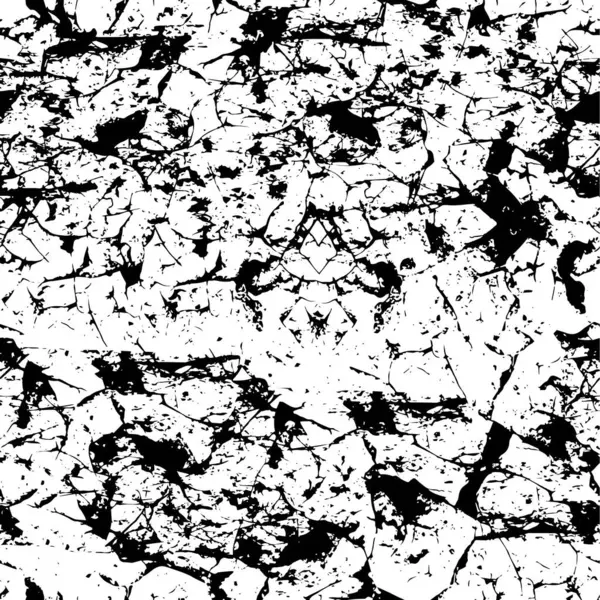 Monochrome Grunge Illustration Bemalte Textur — Stockvektor