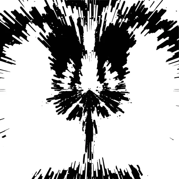 Schwarz Weiß Zerkratzter Grunge Hintergrund Abstrakte Vektorillustration — Stockvektor