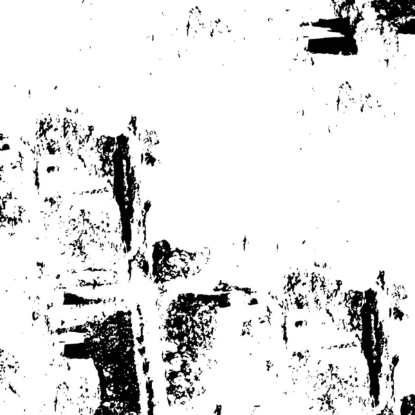 Czarno Biała Ilustracja Grunge Tekstura Malowana — Wektor stockowy
