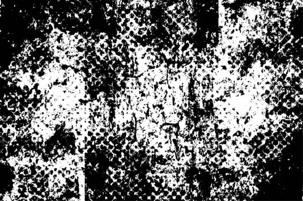 Черно Белая Гранж Иллюстрация Крашеная Текстура — стоковый вектор