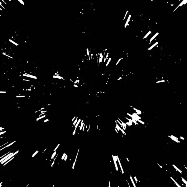 Zwart Wit Grunge Illustratie Geschilderde Textuur — Stockvector