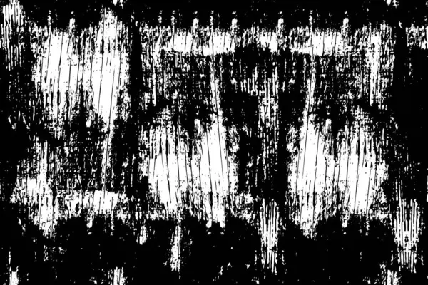 Schwarz Weiße Grunge Illustration Bemalte Textur — Stockvektor