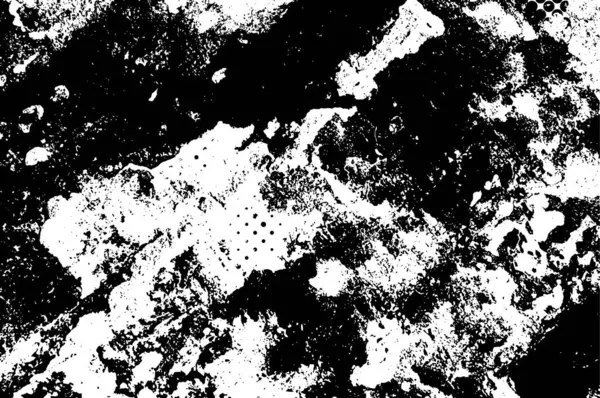 Siyah Beyaz Grunge Illüstrasyon Kirli Doku — Stok Vektör