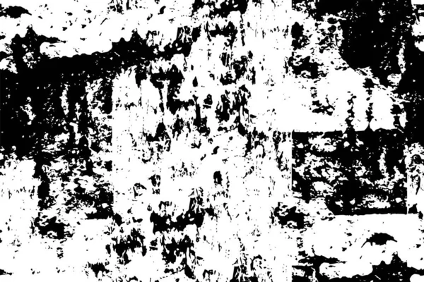 Ilustração Grunge Preto Branco Textura Suja — Vetor de Stock