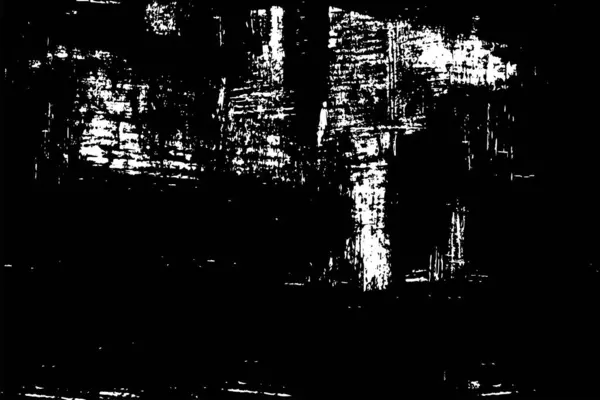 Czarno Biała Ilustracja Grunge Brudna Tekstura — Wektor stockowy