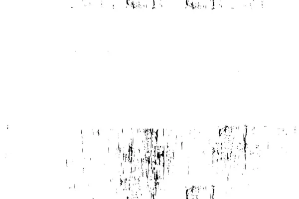 Zwart Wit Grunge Illustratie Gekrast Textuur — Stockvector