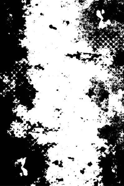 Fekete Fehér Grunge Illusztráció Karcos Textúra — Stock Vector