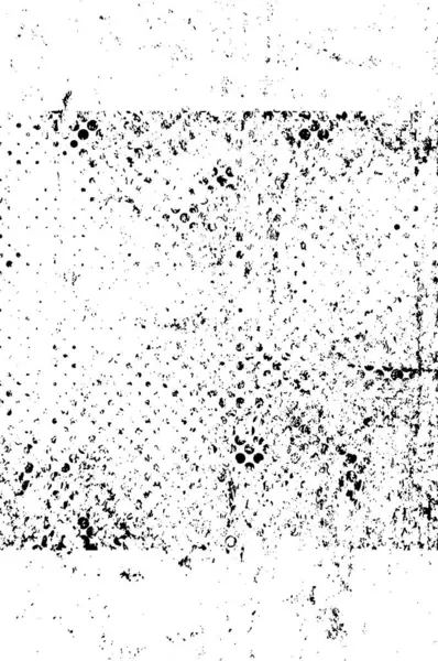 Черно Белая Гранж Иллюстрация Скрежещённая Текстура — стоковый вектор
