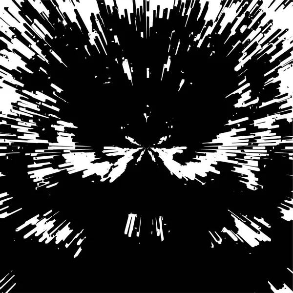 Fekete Fehér Karcos Grunge Háttér Elvont Vektor Illusztráció — Stock Vector