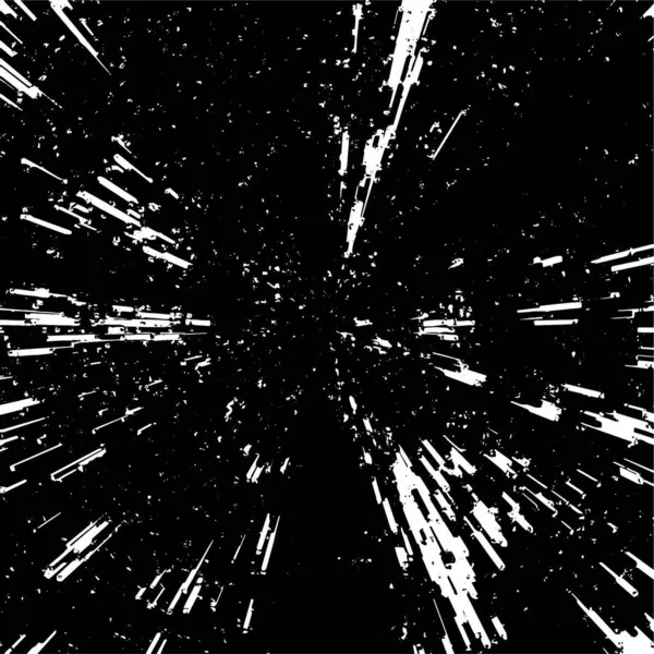 Černá Bílá Grunge Ilustrace Poškrábaná Textura — Stockový vektor